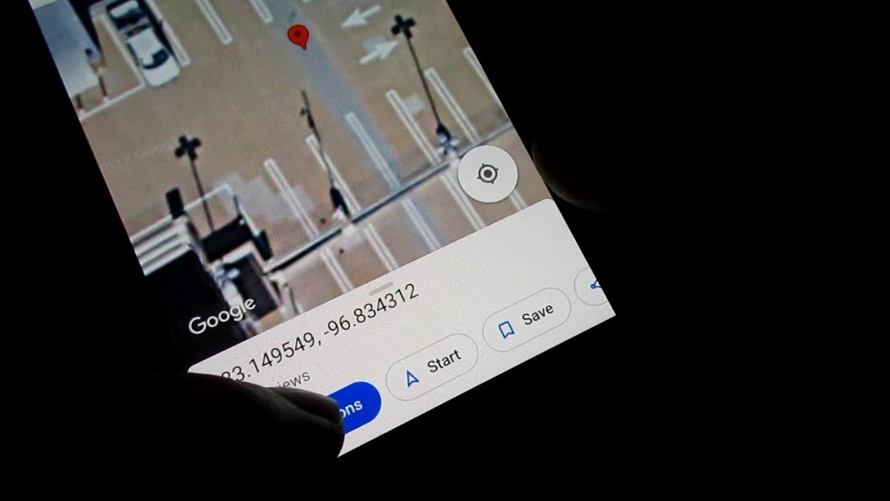 Sending a Google Maps location to an old Garmin nuvi the manual way