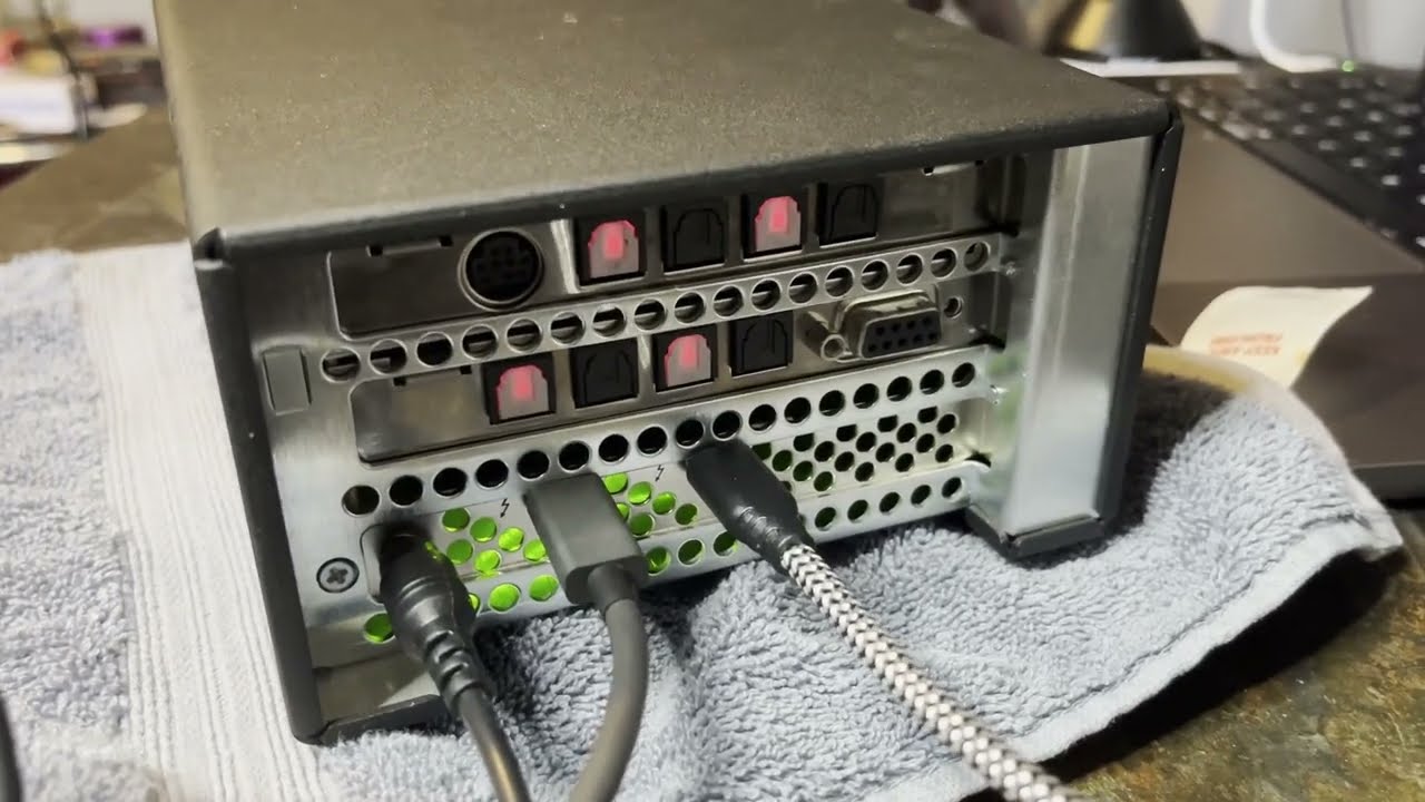 Switching to Silicon Pt3 Housing theRME Raydat PCIe card into a Sonnet Echo Express SE1.