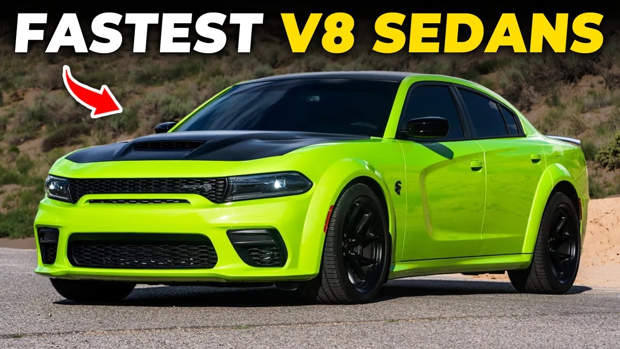 10 Fastest American Sedan Cars With V8 Engine