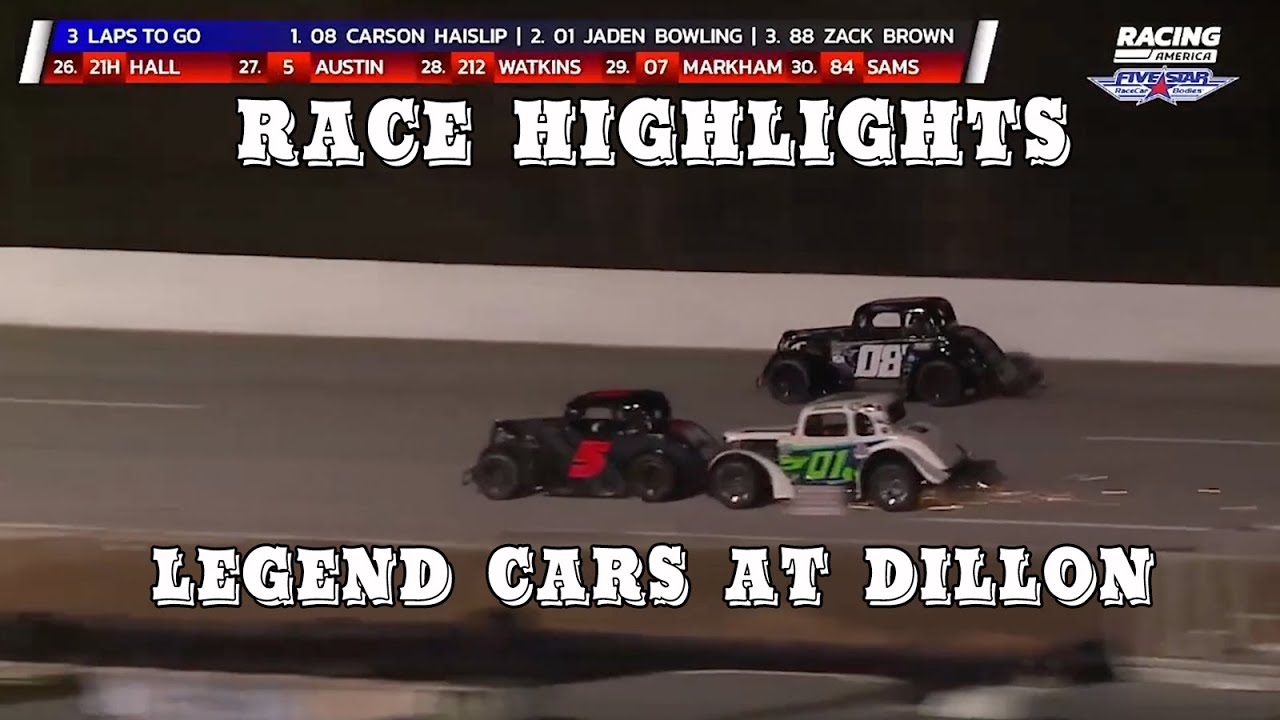 Legend Cars at Dillon - New Years Bash - Race Highlights (1.7.23)