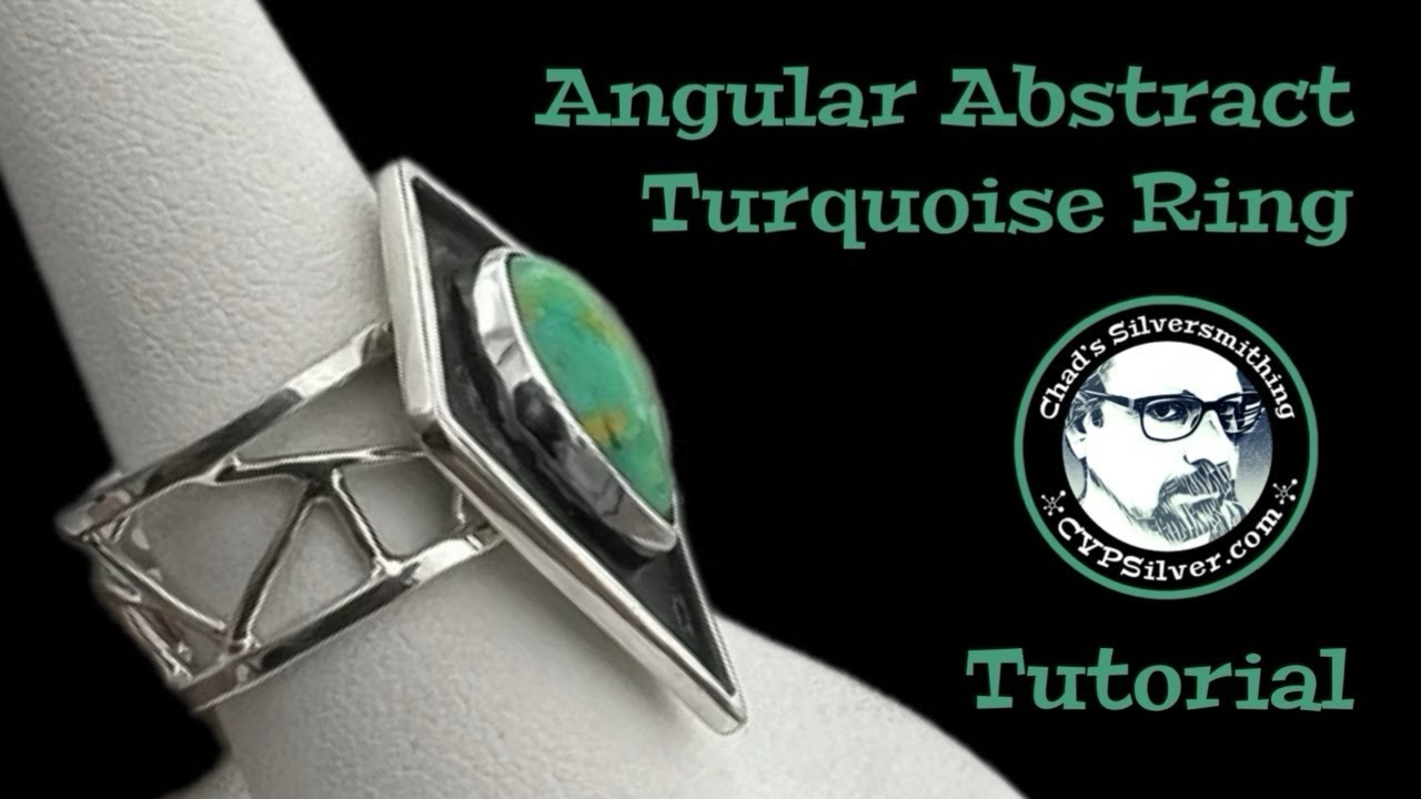 Make a Modern Turquoise Ring:  A Silversmithing Tutorial