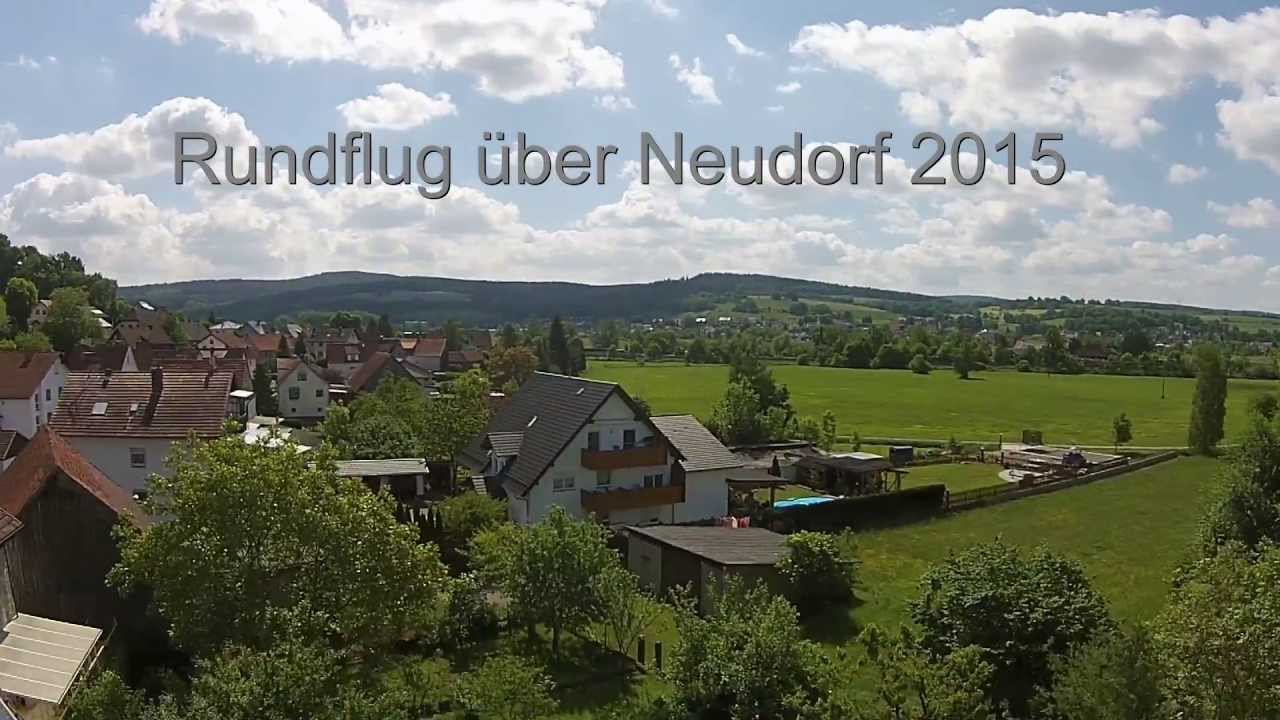 Drohnenflug &uuml;ber Neudorf