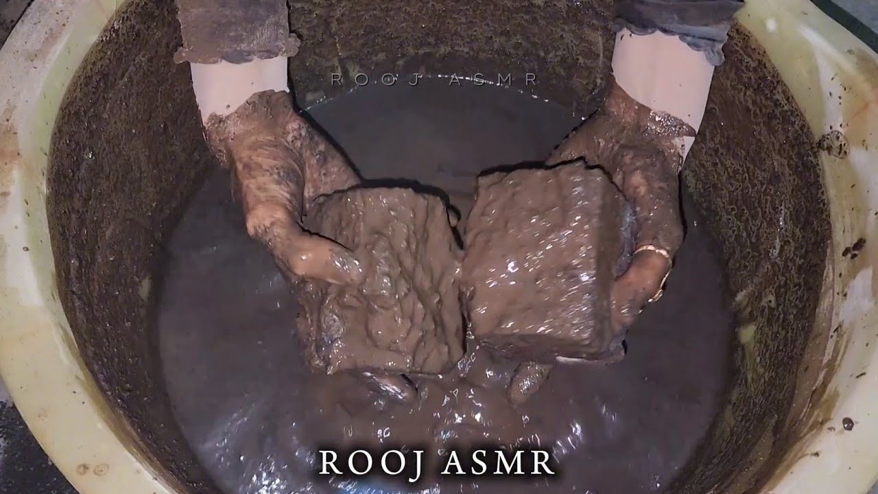 Night Shoot Series(Part-2)✨️Chocolate Brown Earthy Texture🤎Dry Floor/Claypot/Water/Dipping Crumbles💦