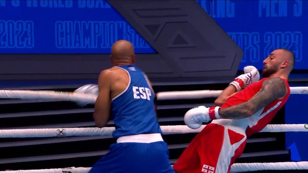 R32 (86KG) KUSHITASHVILI GEORGII (GEO) vs TAMAYO LESMES ANDY (ESP) | IBA World Championships 2023