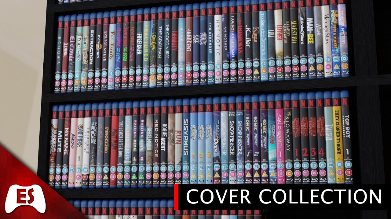 My Custom Netflix Blu-ray Cover Collection