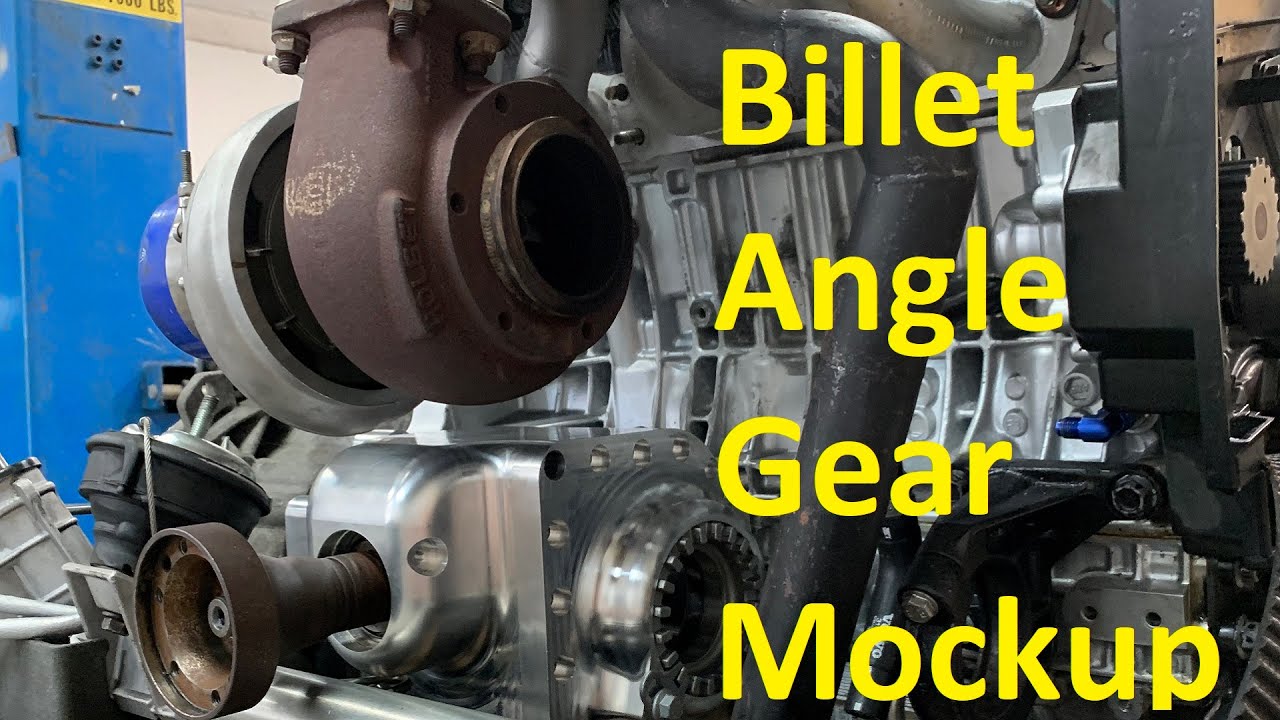 Volvo 850 T-5R AWD Swap - Billet Angle Gear Mockup & More