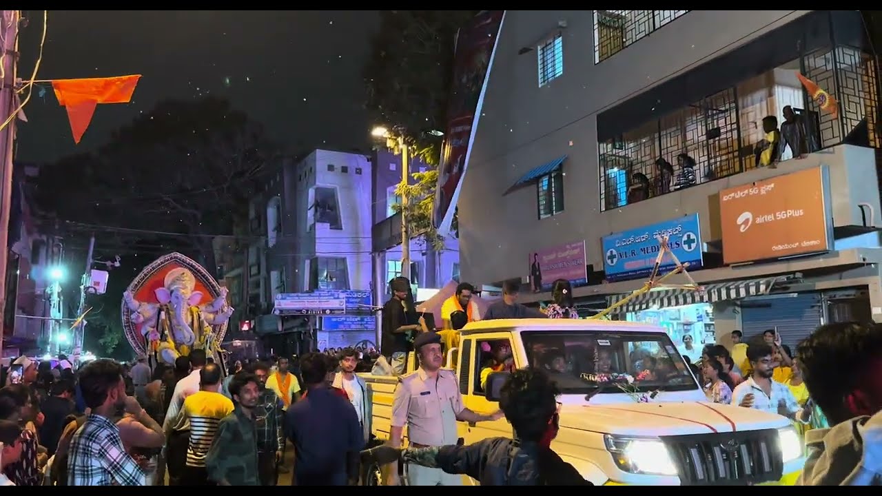 Ganesha Procession 2024 |Bengaluru - Shivajinagar| Ganpati Visarjan| #ganeshvisarjan #ganesha
