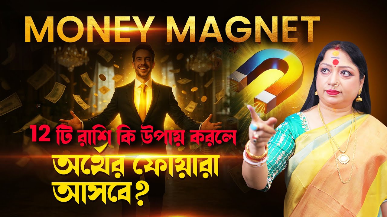 MONEY MAGNET 12টি রাশি কি উপায় করলে অর্থের ফোয়ারা আসবে I Astrologer Baishali Sarkar I 2025