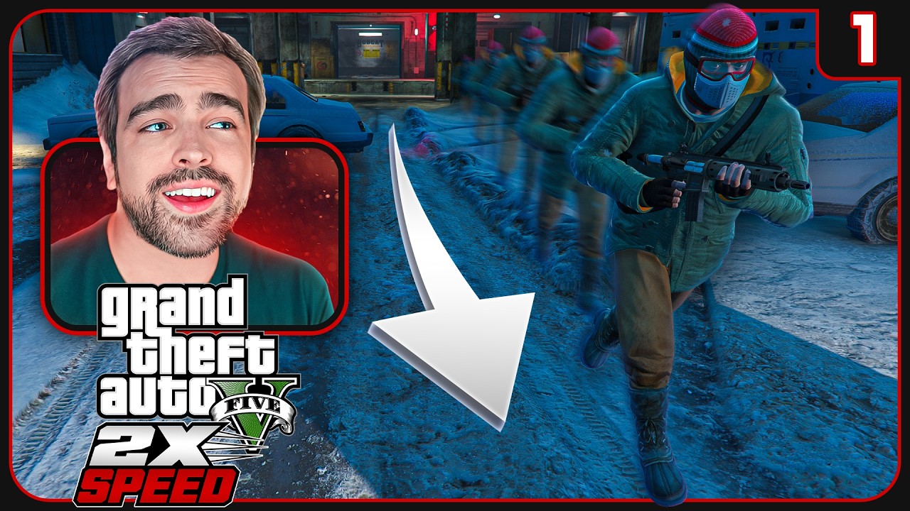 Can You Beat GTA 5 If Everything is 2x Speed? | GTA 5 2x Speed Challenge Part 1 - Full Livestream