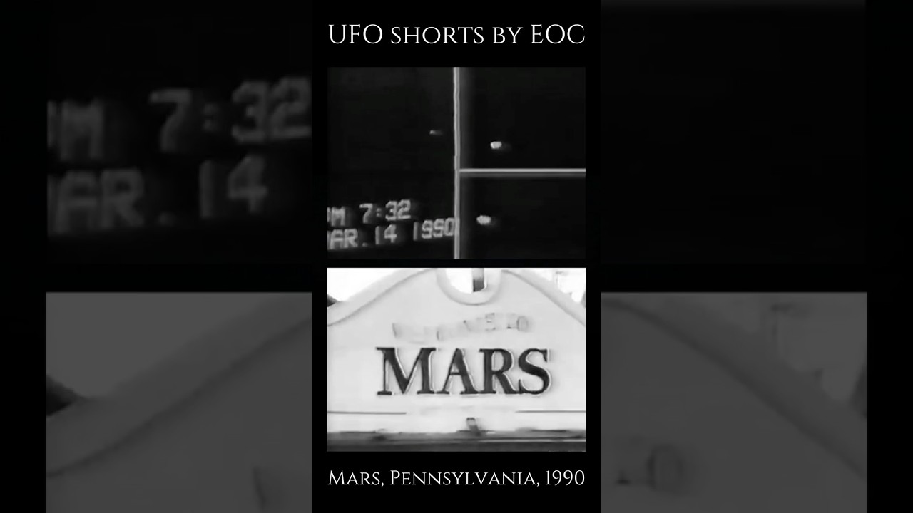 UFO shorts by EOC - The Mars, Pennsylvania, UFO sightings and 9 dark circles, March 1990