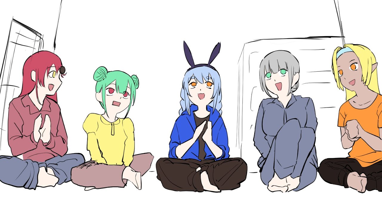 [Hololive animation] 3rd gen Word-wolf penalty Game!