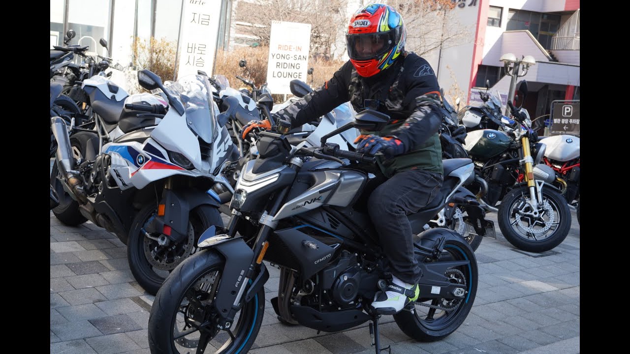 CFMOTO NK450 Testriding