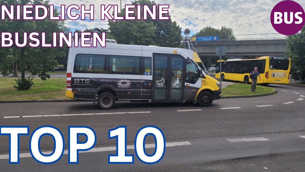 Wie kurz? Ja! - Top 10: Die kürzesten Buslinien Berlins