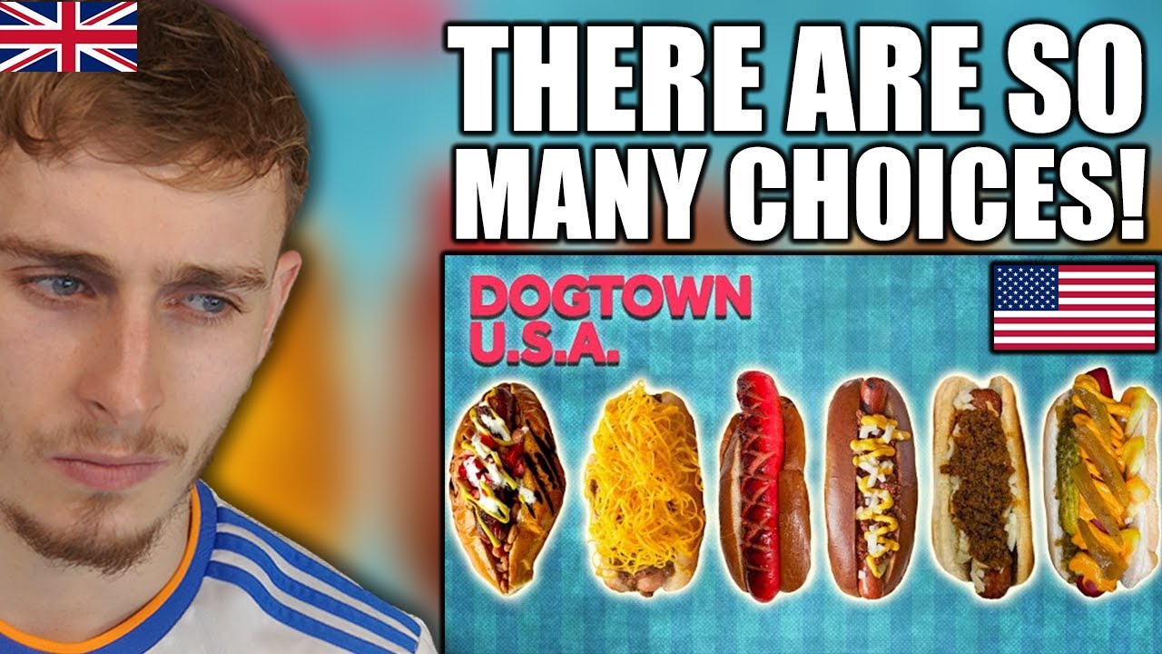 Brit Reacts to Every Style of Hot Dog Across the USA