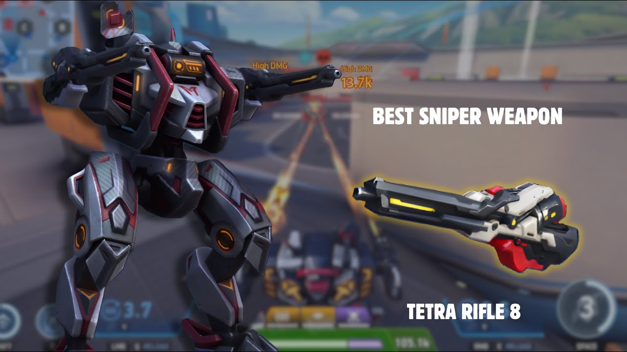 This Weapon Literally SHREDS Things Apart - New Tetra Rifle | Mech Arena