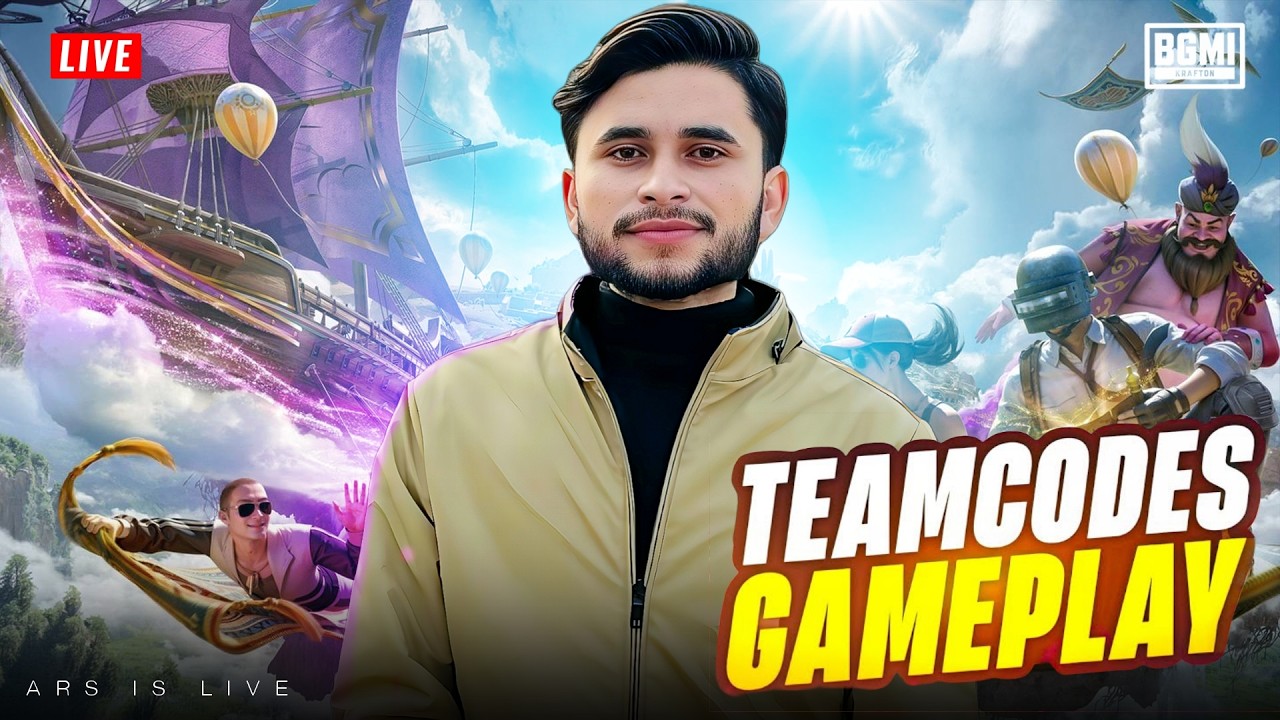BGMI LIVE TEAMCODE GAMEPLAY | FUNNY CHALLANGE WITH PIRO GIRLS TEAM #godarsyt #bgmilivestream