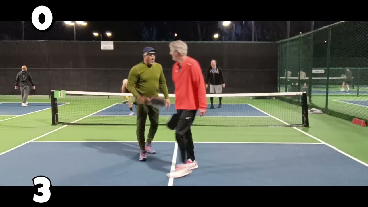 Pickleball Men's Doubles Social. Tristan & Richard vs Chip & KC