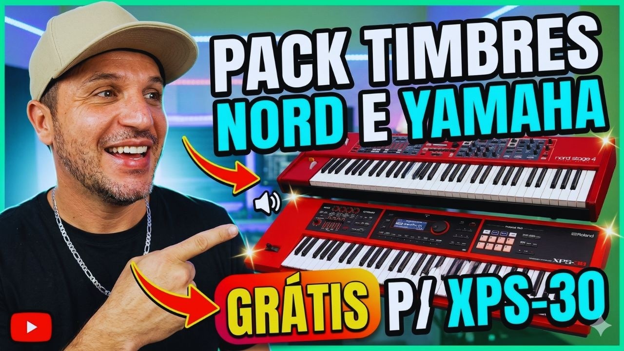 Roland XPS-30 com PACK de Timbres Nord e Yamaha 🎶 [Grátis]