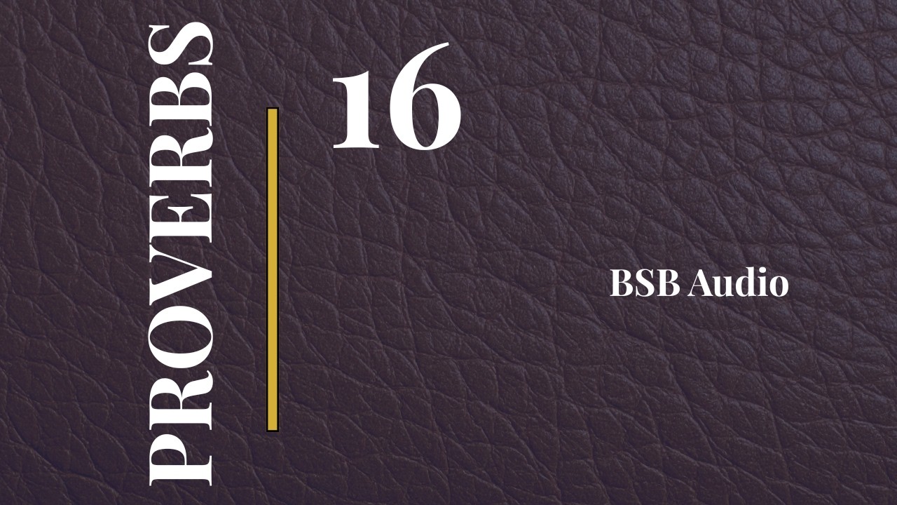 Proverbs 16 | Committing Your Works to the LORD and Finding Wisdom | BSB