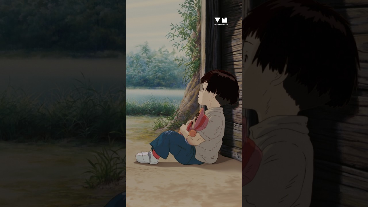 Experience GRAVE OF FIREFLIES in vertical.#ghibli #graveofthefireflies #japan #worldwar2 #sad