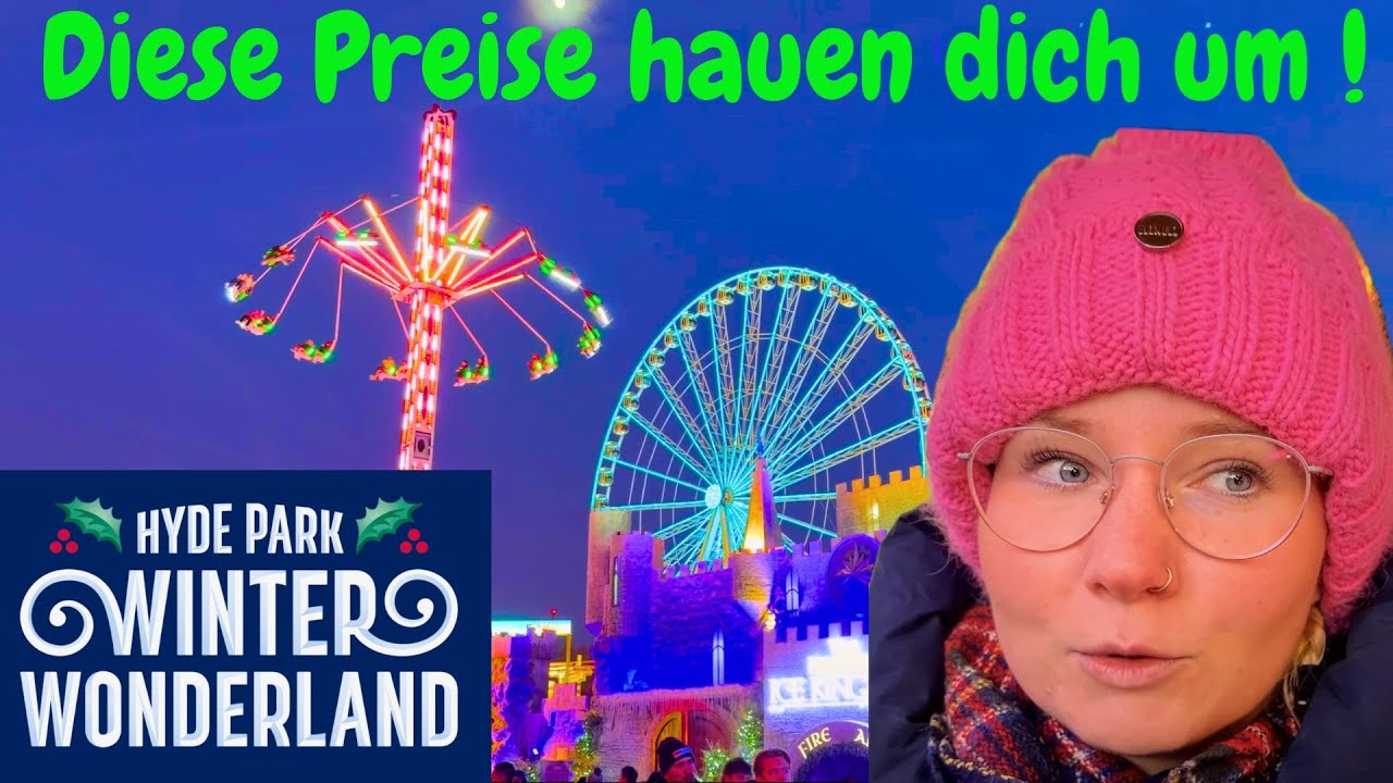 #2 Hyde Park Winter Wonderland  London Vlog / Diese Preise hauen dich um! / National History Museum