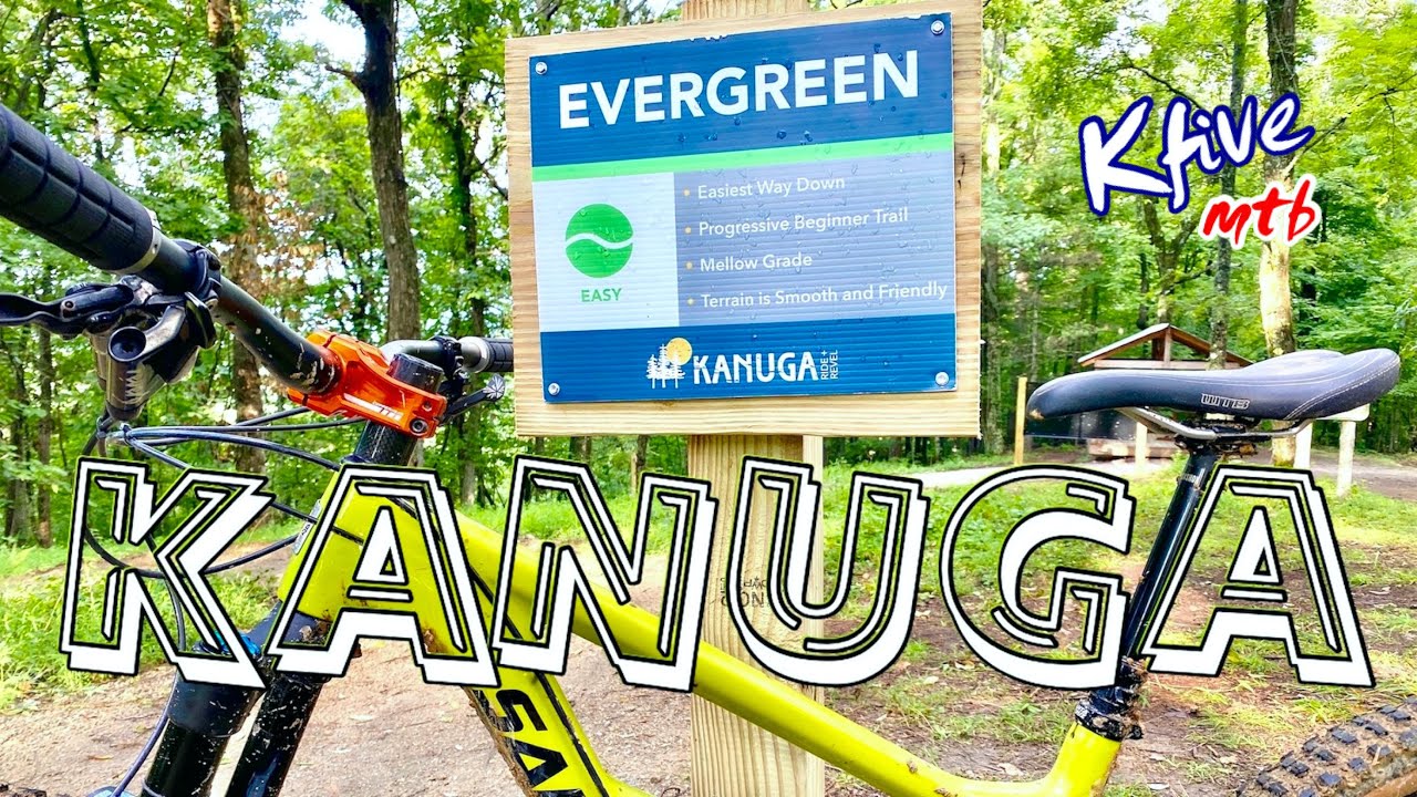 BEST GREEN MOUNTAIN BIKE TRAIL ON EAST COAST / Grand Tour KANUGA mtb  park North Carolina / ride it!