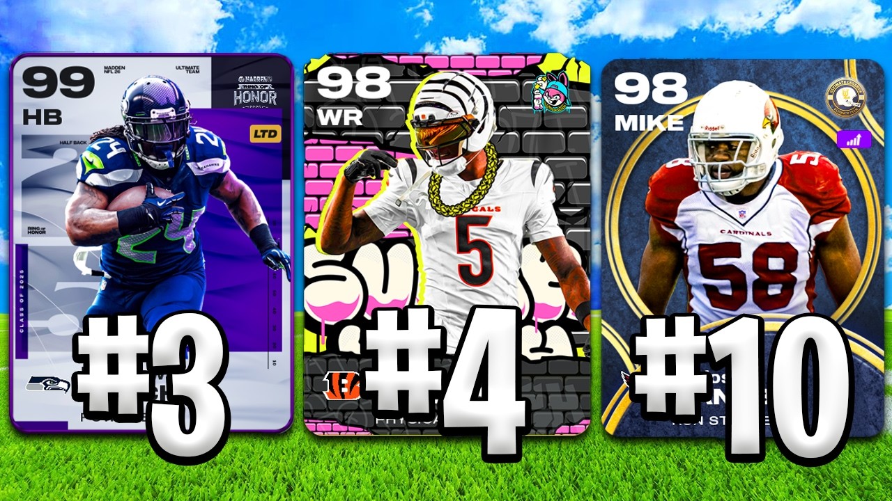 Топ-10 карточек, которые обязательно нужно иметь в Madden 26