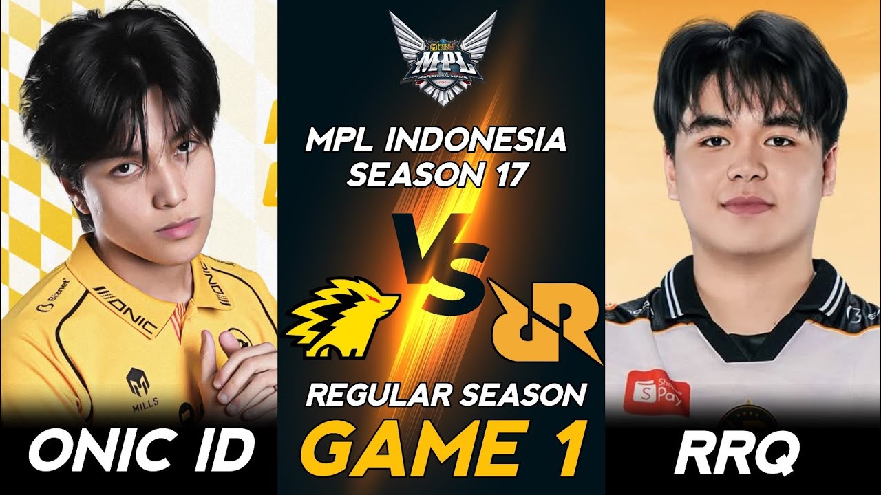 ONIC ID против RRQ HOSHI ИГРА 1 | MPL ИНДОНЕЗИЯ 17 СЕЗОН | МЛББ