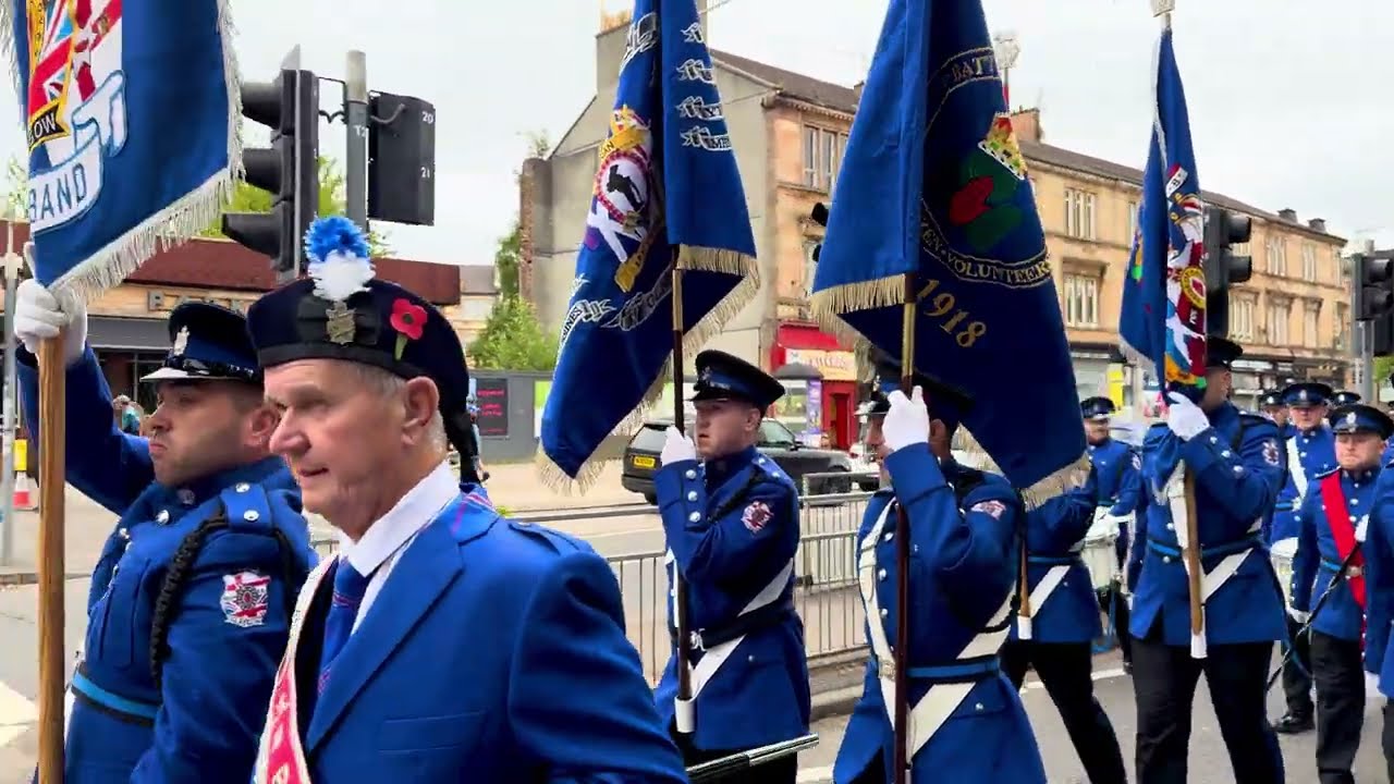Pride of Govan flute band annual church parade  2025 p2