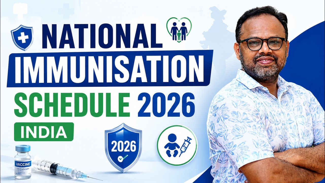 National Immunization Schedule 2026 | Latest Updates & Easy Tricks to Remember |MBBS| Dr Rock Britto