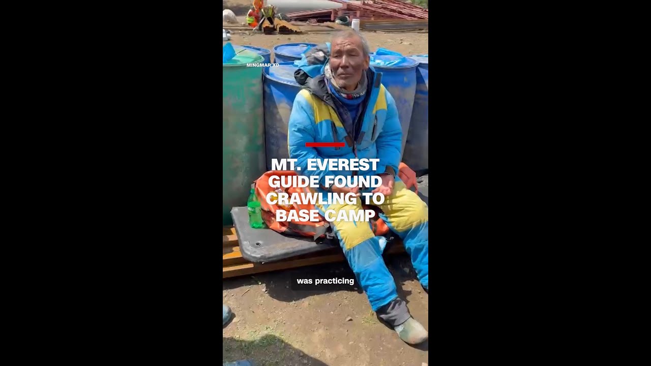 Mt. Everest guide found crawling to base camp after being missing for days