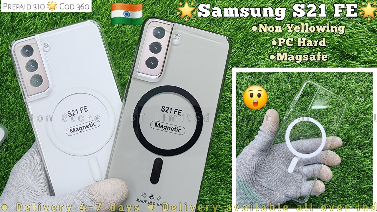 Samsung S21 FE Magsafe Case ! Samsung S21 FE Best Back Cover Hard Transparent #shorts