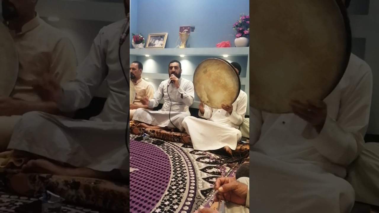 المداح عبد الرحمن الجميلي والمداح حردان حمد الجميلي في بيت الاخ يحيى رشيد في الفلوجه