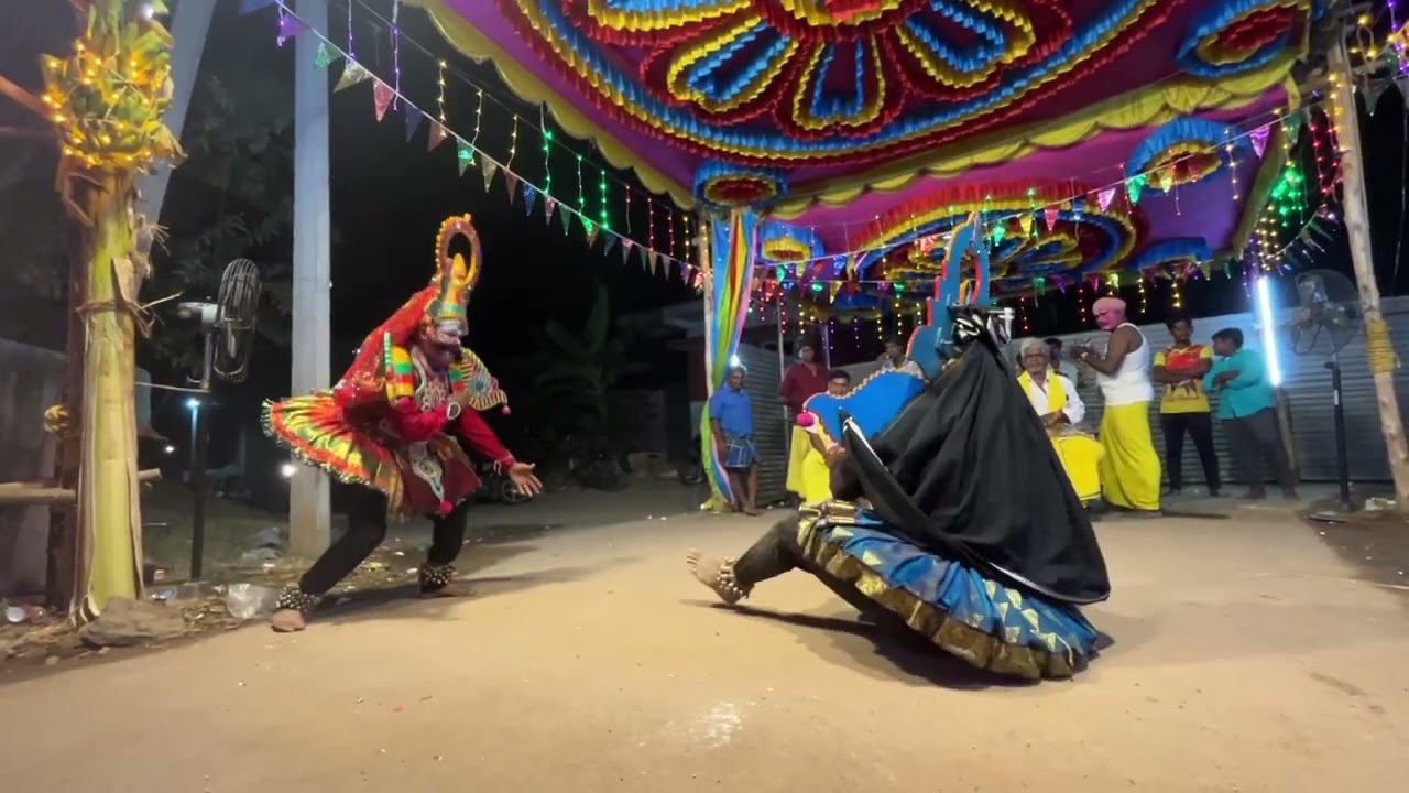 நொச்சிமலை கிராமத்தில் 3 ம் ஆண்டு ருத்திர வன்னிய நாடகம் காலதண்ட சூரன்