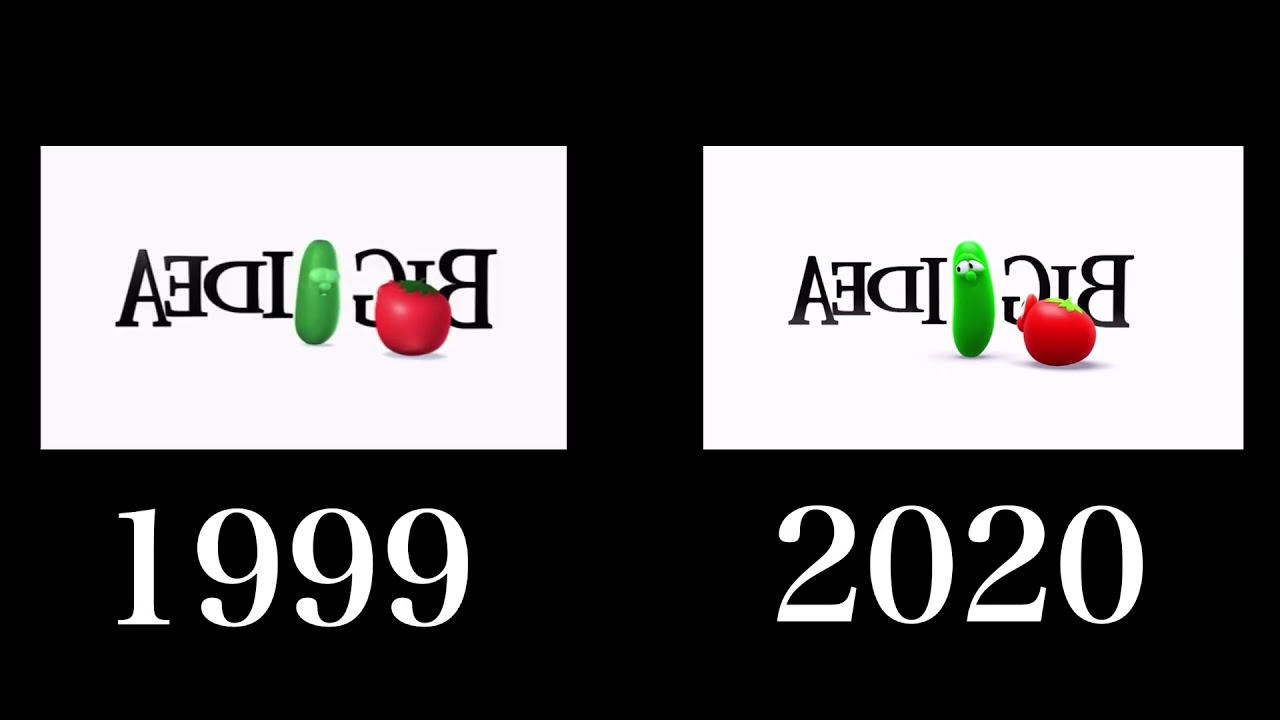 Big Idea Entertainment Logo Comparison (1999 & 2020 Logos)