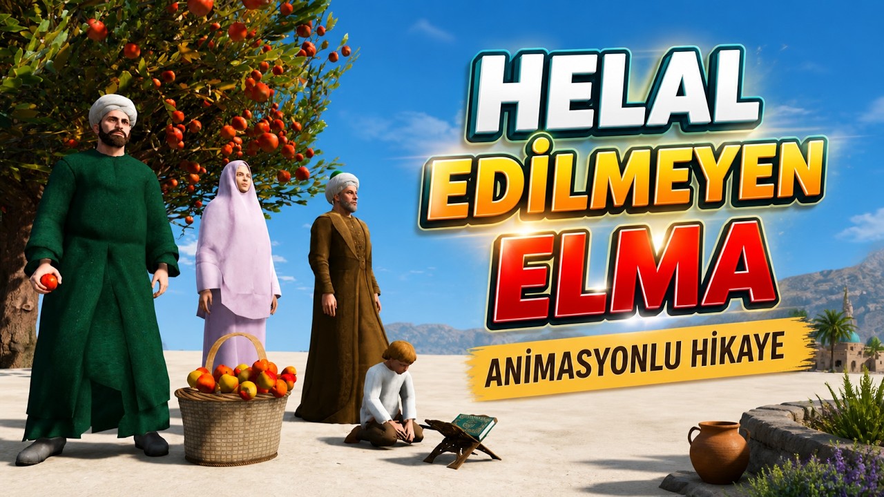 İmam-ı Azam Hazretlerinin Babası ve Elma Hikayesi | Animasyonlu Dini Hikayeler