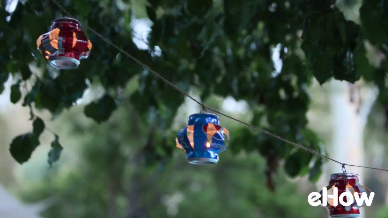 How to Make Soda Can Lanterns