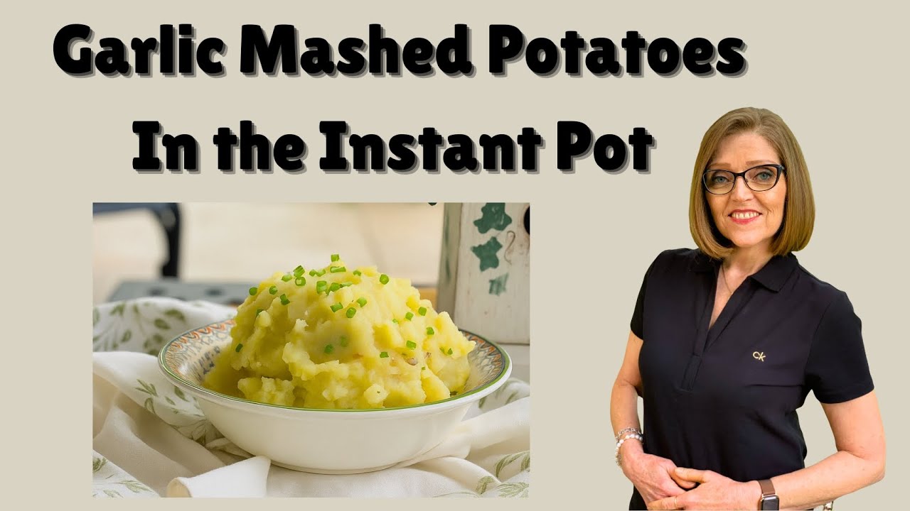 Как приготовить картофельное пюре с чесноком в мультиварке Instant Pot!