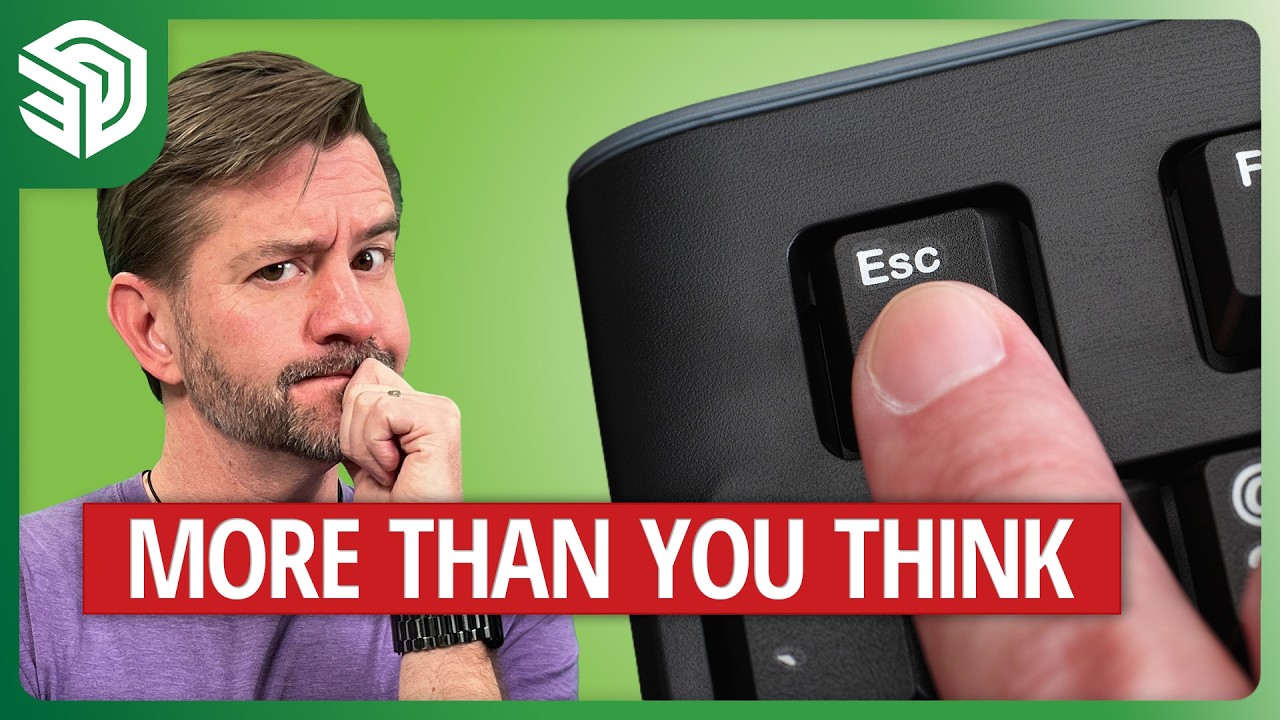 Для чего нужна клавиша Esc в SketchUp?