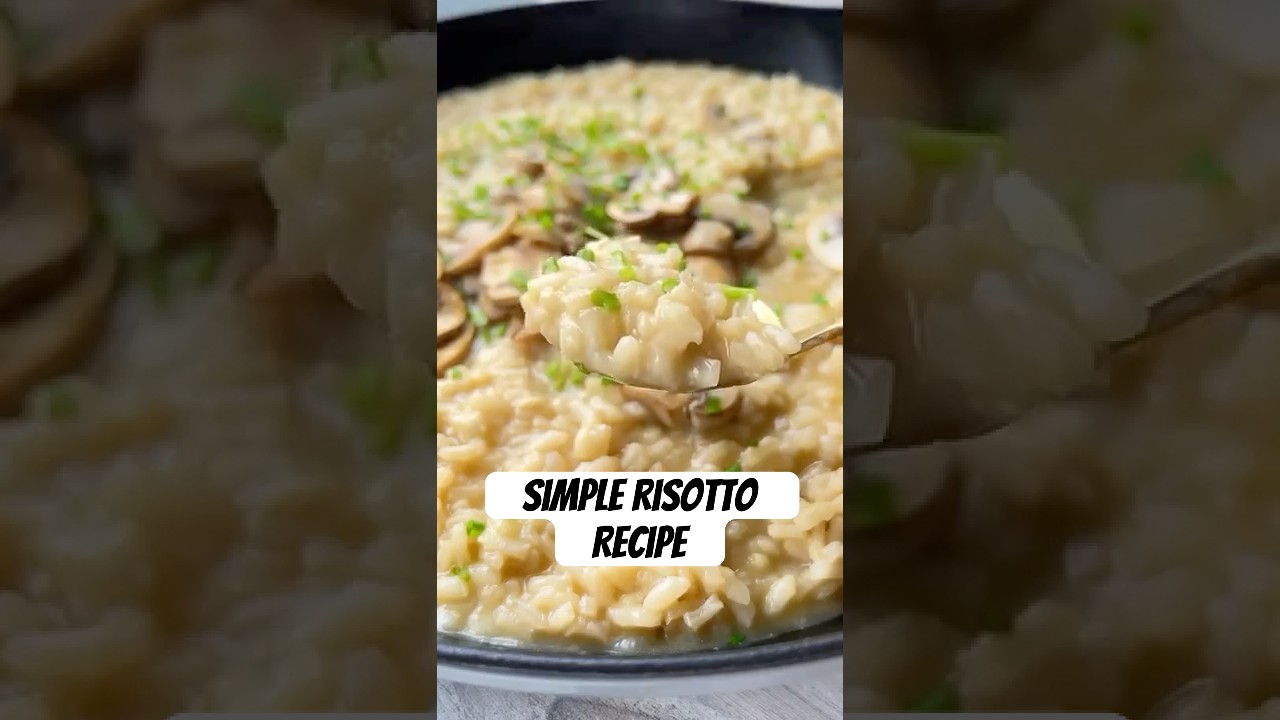 🍚 Рецепт невероятно нежного #ризотто, перед которым невозможно устоять! ✨ #RisottoRecipe #RecipeS...