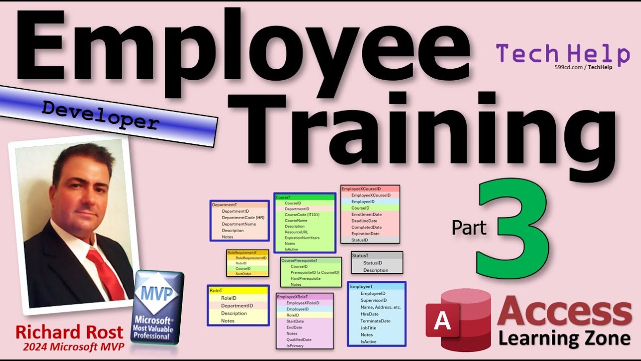 Tracking Employee Training and/or Certifications in Microsoft Access, Part 3
