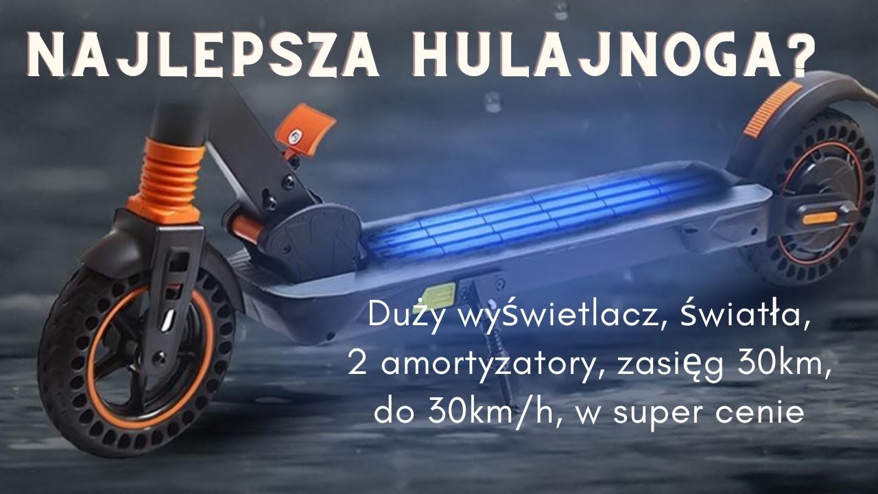 Super wyposażona hulajnoga elektryczna za mniej niż 900zł - Hulajnoga KuKirin S1 Pro recenzja PL