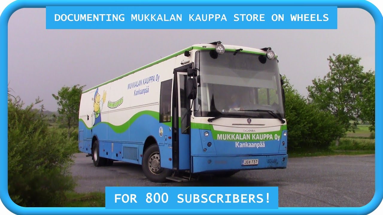 Documenting Mukkalan Kauppa store on wheels for 800 subscribers
