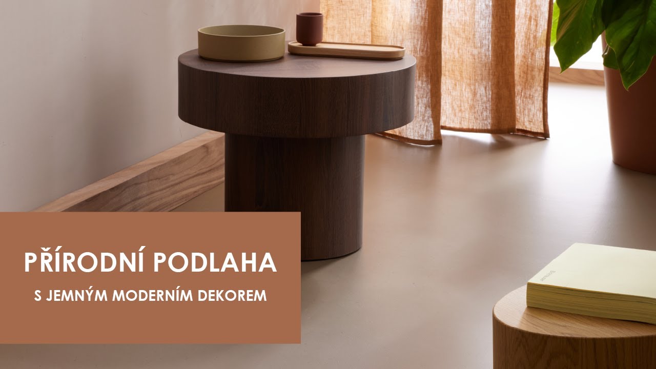 Přírodní podlaha Marmoleum Cocoa: Nevšední design nejen pro architekty