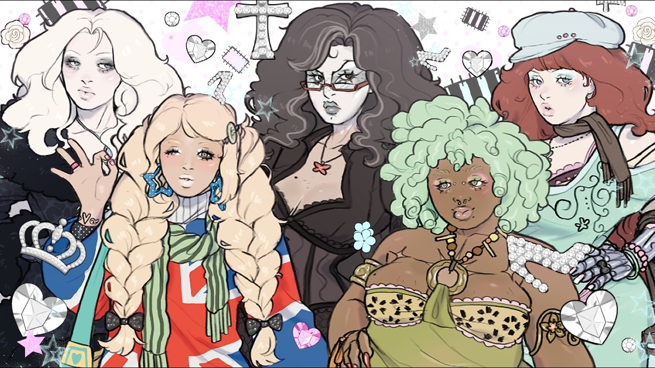 ꕤ*.ﾟMis personajes fashionistas (rediseño de pesonajes)  ݁₊ ⊹ . ݁˖ . ݁·ꕤ #characterdesign #webcomic