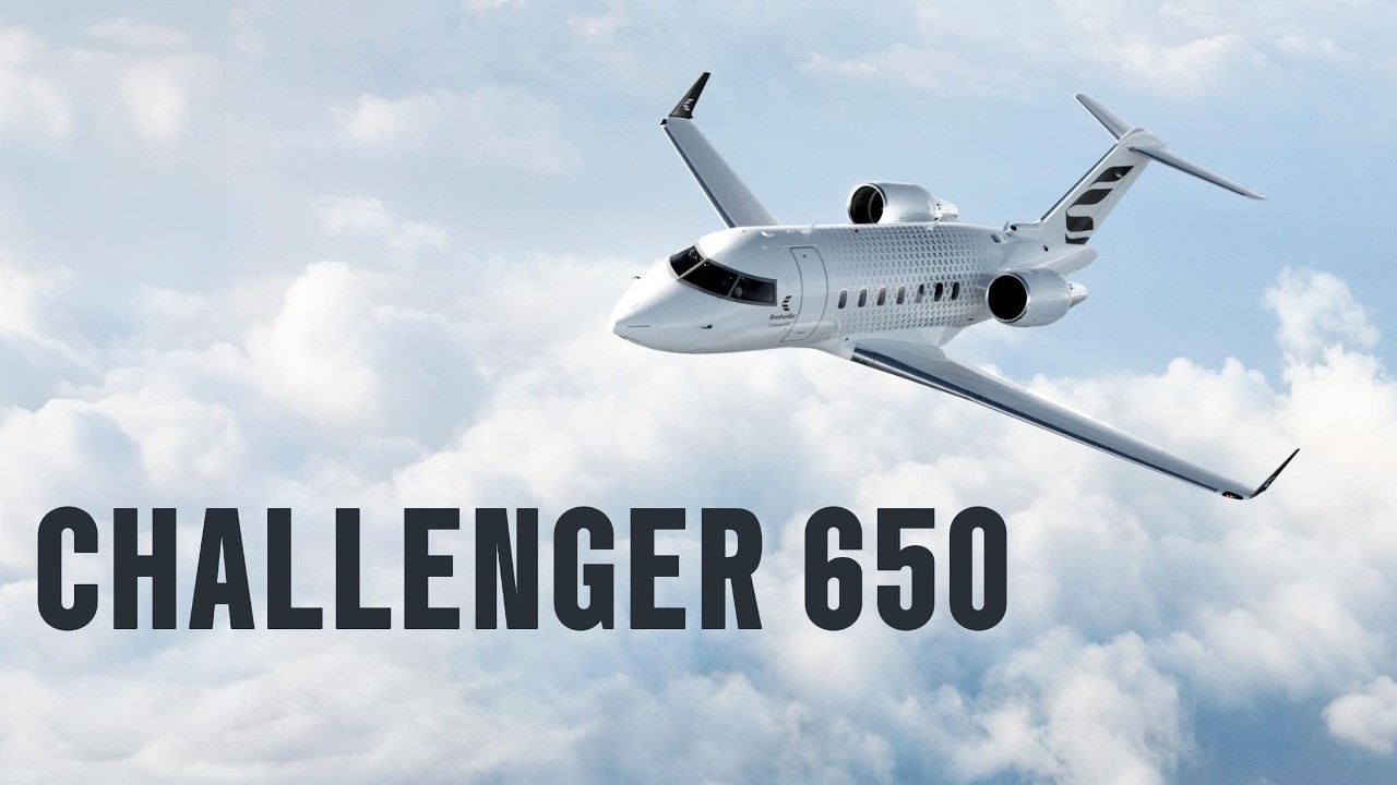 Внутри Bombardier Challenger 650: роскошный тур на реактивном самолете ✈️