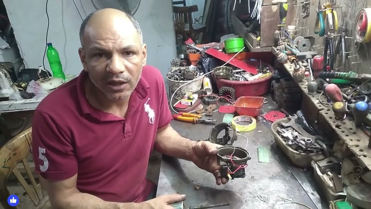 ازاى تغير جلب مروحه الهواء فريش الكبس بطريقه ذكيه وجديده جدا...