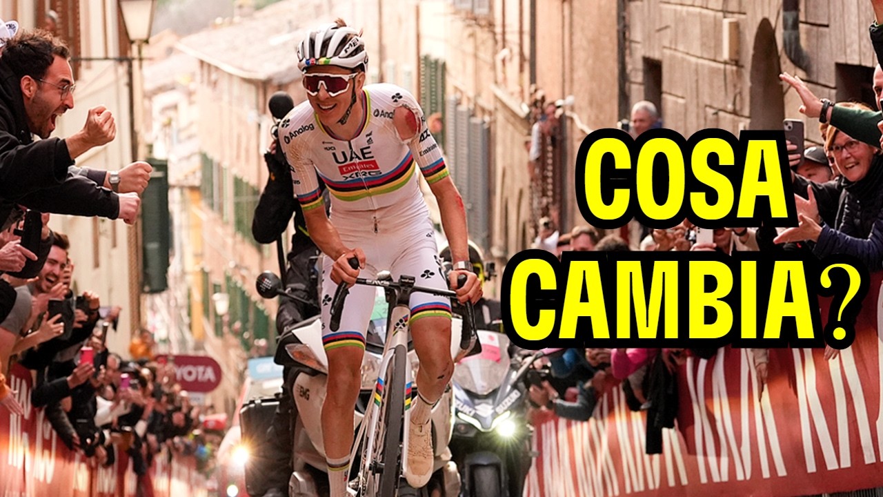 Commento il NUOVO PERCORSO della Strade Bianche