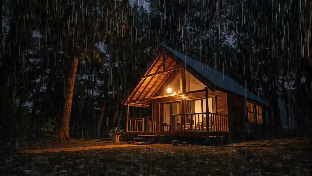 Calming rain sounds for sleep and deep relaxation 🌧️