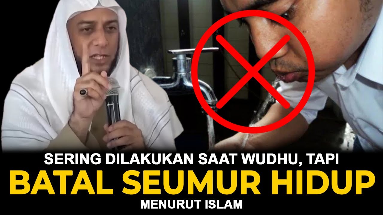 STOP JANGAN LAKUKAN LAGI SAAT WUDHU, 10 KEBIASAAN INI SERING DILAKUKAN TAPI TERNYATA DILARANG